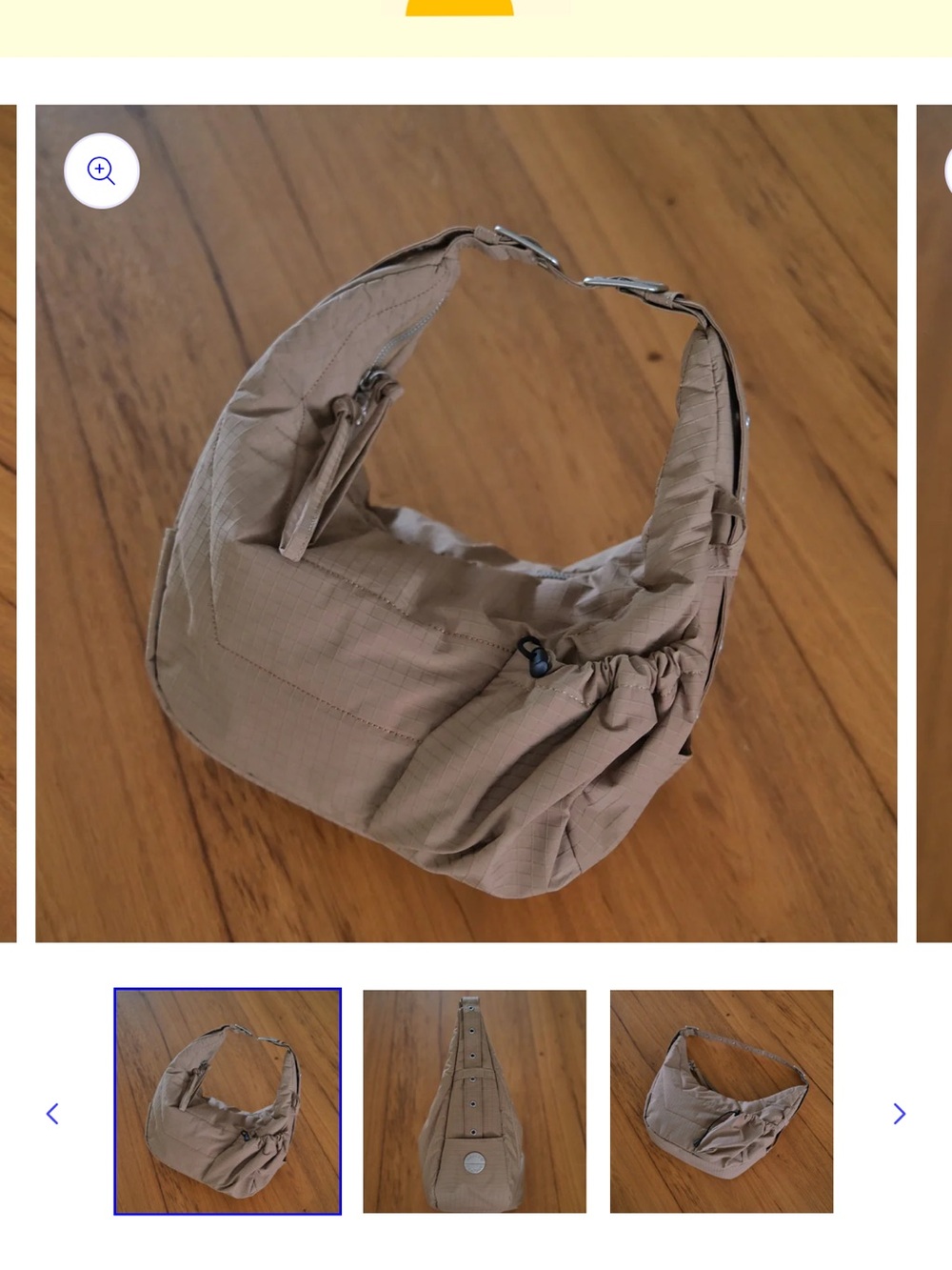 The Analog Co- convertible crossbody bag- Medium Utility Bag - Chai - Picture 9 of 12